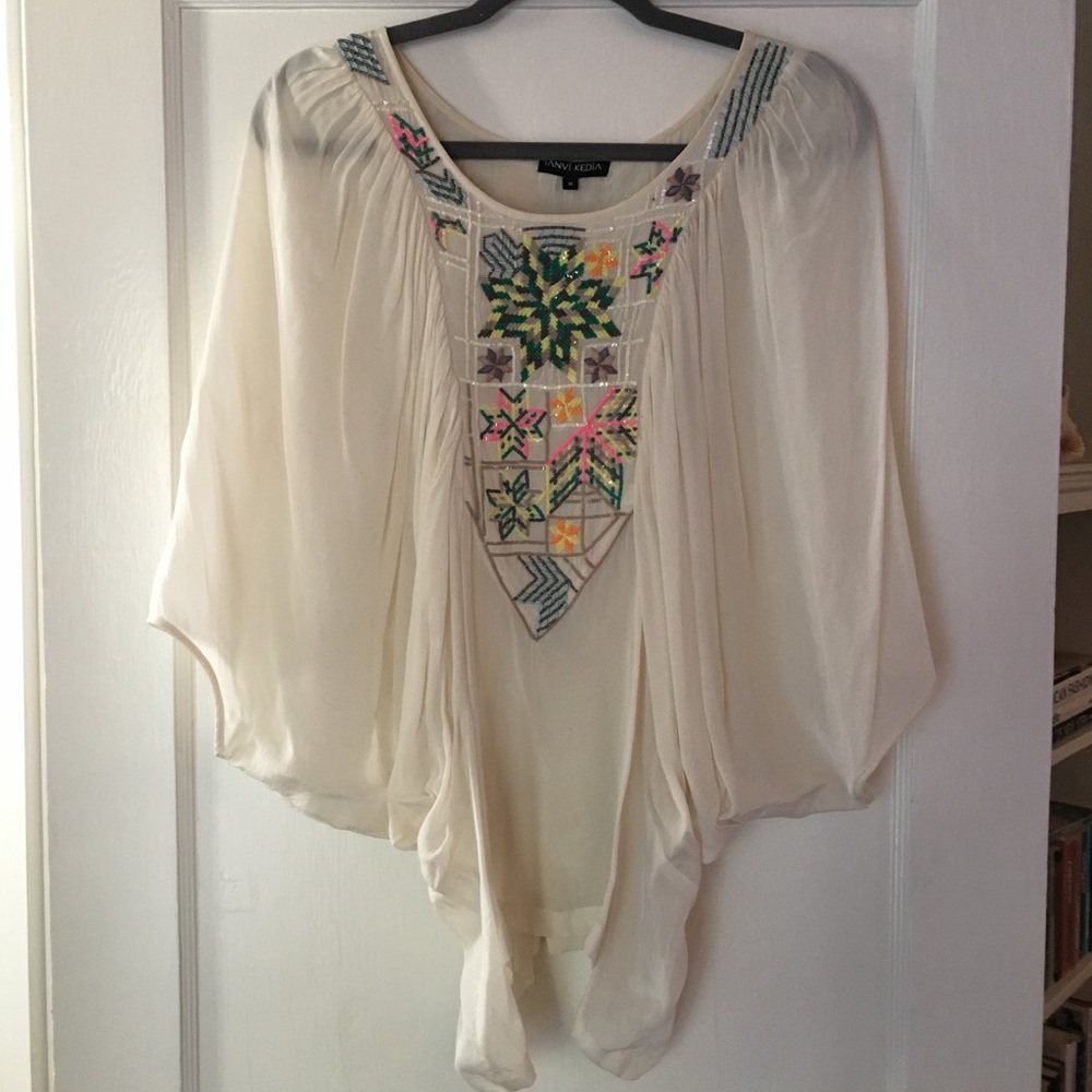 Beaded Blouse Tanvi Kedia size M